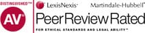 Legal Nexis Martindale-Hubbell AV Peer Review Rated